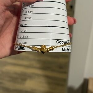 Vintage Avon Gold-Toned Claddagh Anklet